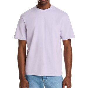 Hugo Boss Men's HUGO Dapolino Logo SS Crew T-Shirt Cotton Jersey Solid Lavender
